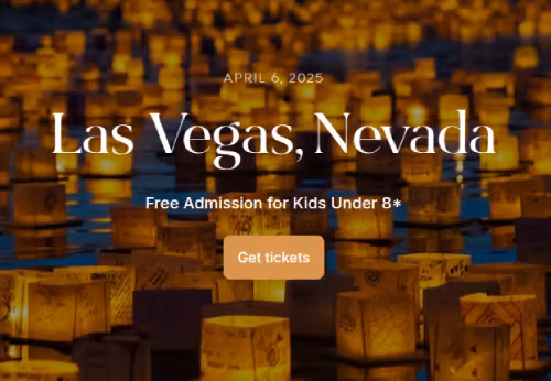 Las Vegas Water Lantern Festival Event Image
