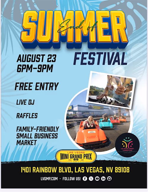 End Of Summer Festival at Mini Grand Prix Event Image