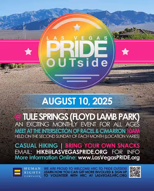 Las Vegas PRIDE OUTside Hike Event Image