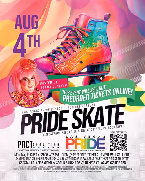 Las Vegas PRIDE Skate Night Event Image