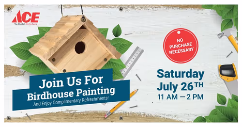 Birdhouse Painting Event Image