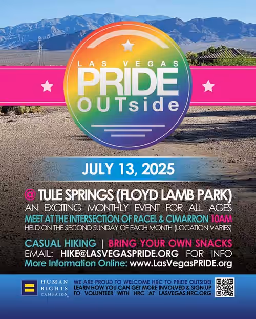 Las Vegas PRIDE OUTside Hike Event Image