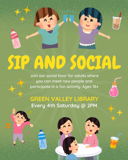 Sip and Social  Event Image