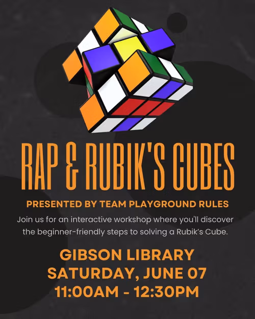 Rap and Rubik's Cubes Event Image