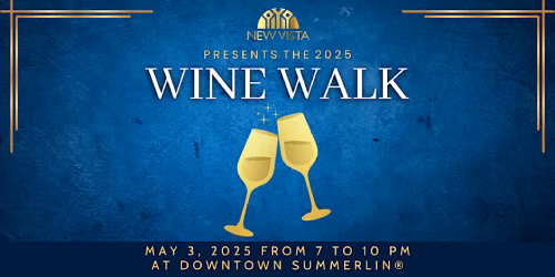 New Vista Wine Walk Event Image
