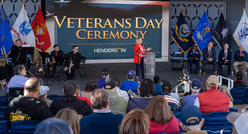 Veterans Day Ceremony Event Image